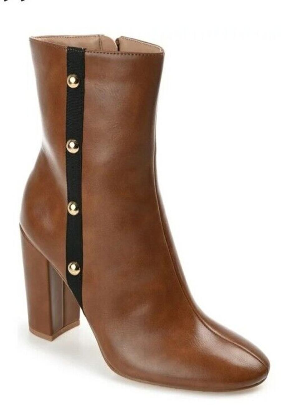 Journee Collection Womens Gaibriel Round Toe Block Heel High Ankle Booties 9.5